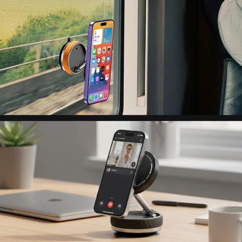 Vacuum Magnetic Phone Holder