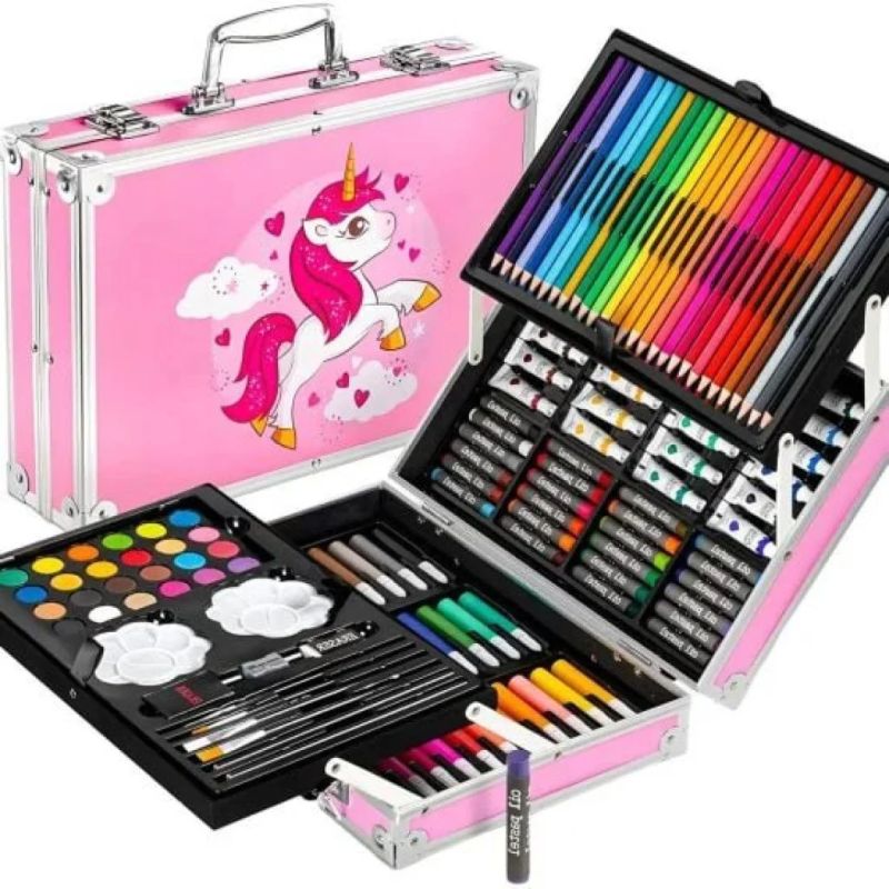 Colour Plastic Deluxe Art Set Box