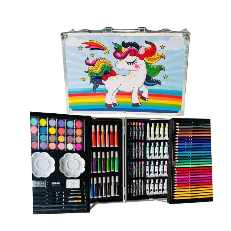 Colour Plastic Deluxe Art Set Box